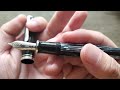 pelikan m1000 u0026 m605 black tortoiseshell ef comparison u0026 review