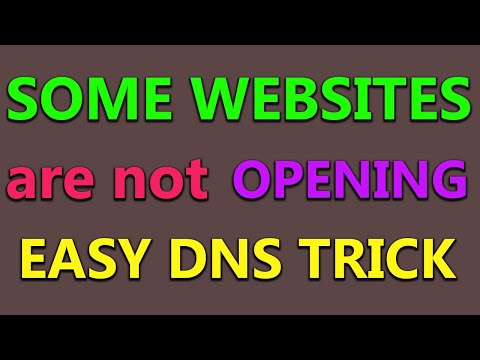 How to Open Blocked Websites by Changing DNS Settings