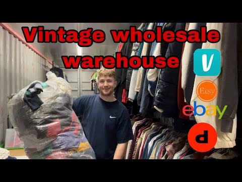 WHERE TO GET VINTAGE WHOLESALE CLOTHING - YouTube