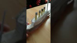My paper model Titanic ( The famous and biggest unsinkable ship)