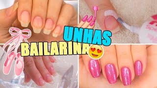 13 TRUQUES PARA FAZER AS UNHAS EM CASA - UNHAS BAILARINA