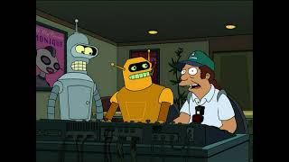 Calculon demands that Bender be fired!