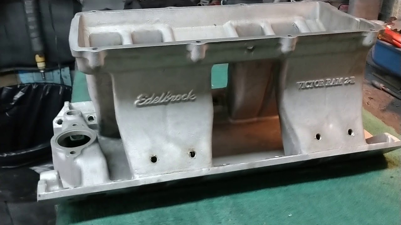 Polished Small Block Tunnel Ram Intake - YouTube