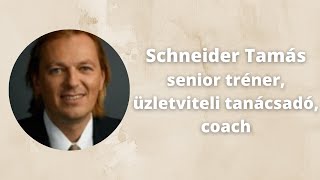 Tréneri Bemutatkozó: Schneider Tamás