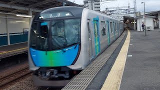 西武池袋線40000系40105F回送列車西所沢駅通過