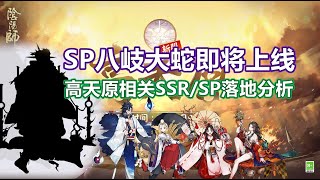 新式神SP八岐大蛇，陰陽師高天原篇大量SSR/SP落地分析！