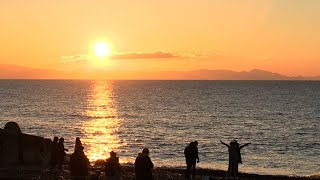 2018年 駿河湾からの初日の出！ あけましておめでとうございます！