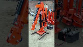 Vehicle-mounted Small Crane  Remote Control Hydraulic Crane. #forkliftservice #forklift