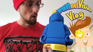 GIANT STICKY GUMMY vs FACE! LEGO Gummies Recycling Melting Real Fun! (FUNnel Vision DIY Candy Vlog)