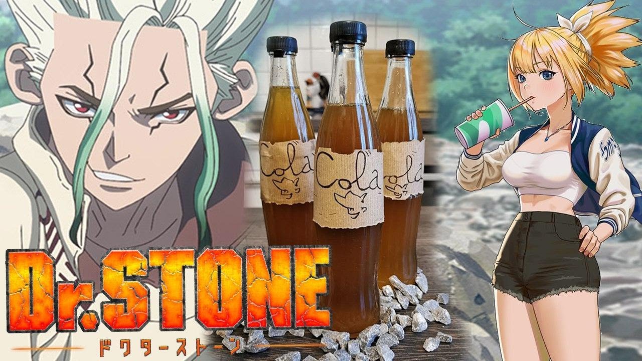 Frische Selbstgemachte Senku Cola 🍹 - Dr. Stone - YouTube