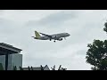 (CLOUDY FLIGHT/ LET'S FLY EVERY JUAN LIVERY) Cebu Pacific A320-214 Landing in Zamboanga City