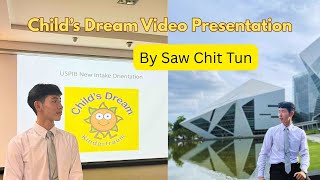 Child’s Dream Scholarship Winner. This video is my Child’s Dream Scholarship presentation video.