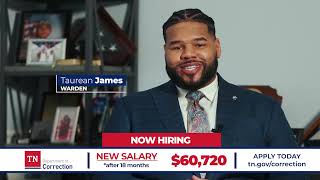NOW HIRING! New Salaries for TDOC Officers