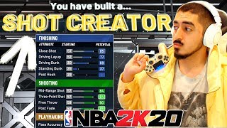 THE BEST PURE SHOT CREATOR BUILD in NBA2K20! Best Guard Build 2K20!