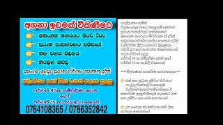 ගාල්ල අහංගමින් අගනා බිම් කොටසක් #ඉඩම #ඉඩම්විකිණීම #විකුණන ඉඩම