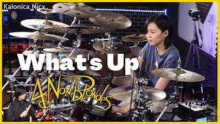 4 Non Blondes - What's Up || drum cover by KALONICA NICX