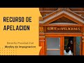 El recurso de apelación [Derecho procesal civil Chile]