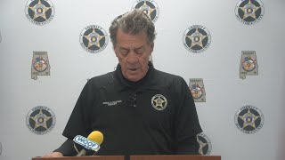 Houston Co. Sheriff speaks on shots fired call across from courthouse
