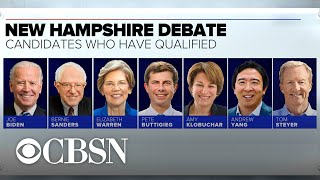 Democratic candidates meet for New Hampshire debate ahead of state's primary