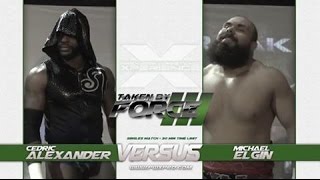 PWX Taken by Force III - Cedric Alexander vs Michael Elgin