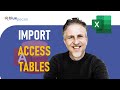 Import Access Tables into Excel | Update Excel Spreadsheet from Access Database | Using Power Query