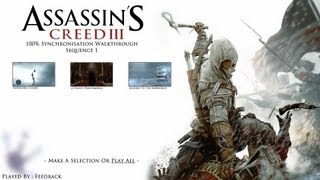 Assassins Creed 3 - 100% Sync Walkthrough Guide - Sequence 1