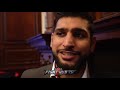 AMIR KHAN ON WHY HE PASSED ON KELL BROOK TO FIGHT CRAWFORD 