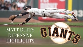 Matt Duffy | Defensive Highlights | San Francisco Giants