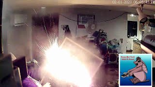 Lithium explosion DIY powerwall incident