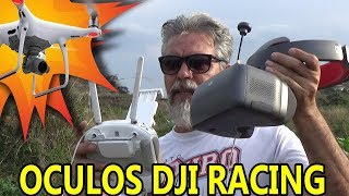 DRONE explorador com DJI GOGGLES RACING wanzam fpv