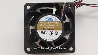 AVC Fan 2B06038B48H 48v 0.35A 13500rpm 6038 High Speed Tray Server Fan