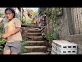 hilltop alley walk in mambugan antipolo city philippines one hour 4k