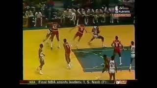 Amazing!! NBA Legend Julius Erving Huge Block vs Knicks 1983 - Failed dunk 😬😂😬