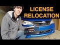 Subaru WRX STI - Front License Plate Relocation Kit