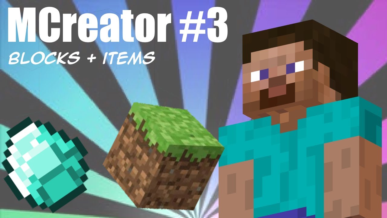 MCreator Tutorial #3 | Make BLOCKS And ITEMS! - YouTube