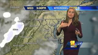 Partly cloudy, cool on Wednesday