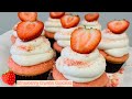 HOW TO MAKE: STRAWBERRY CRUNCH CUPCAKES| STRAWBERRY CRUMBLE RECIPE| BEGINNER FRIENDLY