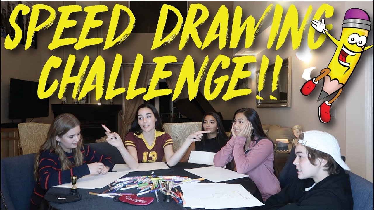 Speed Drawing Challenge Youtube