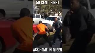 50 CENT back in old Jamaica Queens neighborhood play fighting childhood friends
