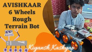 #Avishkaar || 6 Wheels Rough Terrain Robot 🤖 Project