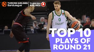 Turkish Airlines EuroLeague Regular Season Round 21 Top 10 Plays
