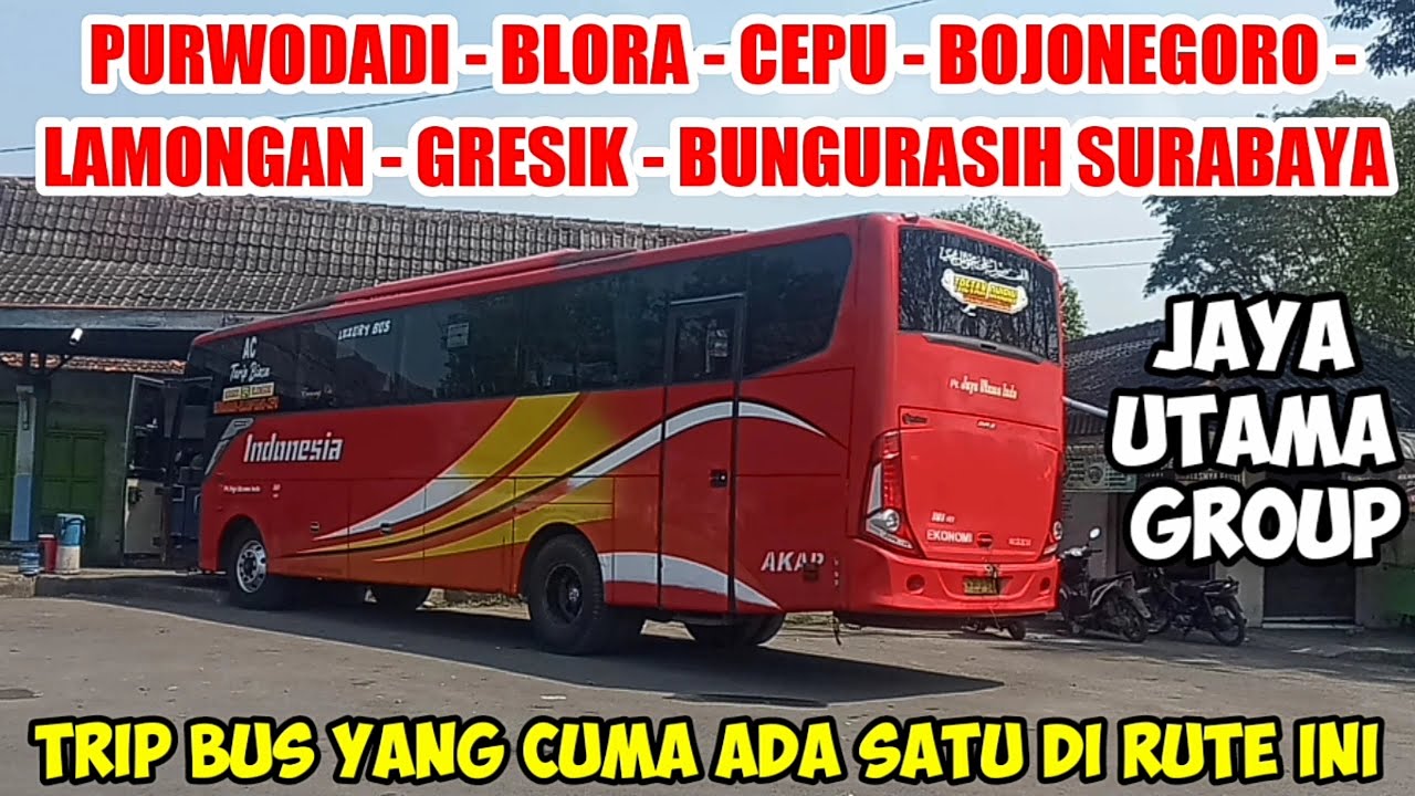 SATU - SATUNYA BUS DI JALUR PURWODADI - BUNGURASIH SURABAYA ‼️ TRIP BUS ...