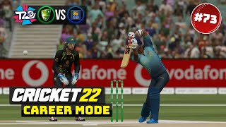 FIRST HOME SERIES - CRICKET 22 CAREER MODE #73