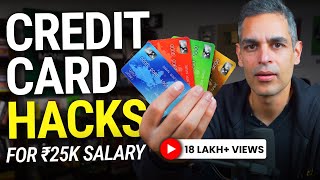 Credit Card TIPS for Rs. 25,000 SALARY! | Ankur Warikoo Hindi