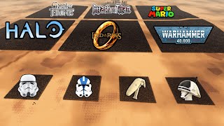 Every Star Wars Army VS Every FANTASY ARMY! - UEBS 2: Ultimate Epic Battle Simulator 2