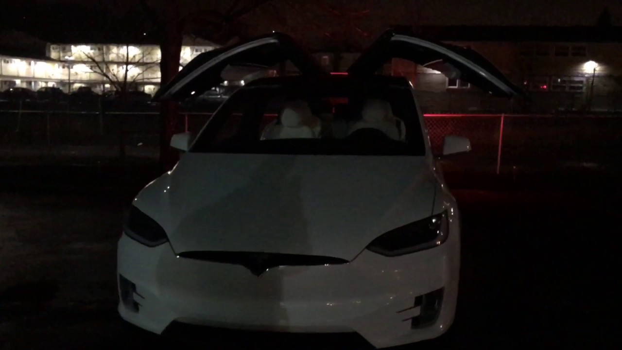 Tesla Model X Holiday Easter Egg - YouTube