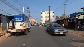 Sylhet Railgate to Kodomtoli 4K | Road Tuber