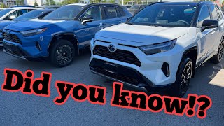 2022 RAV4 hybrid XSE VS XSE technology package exterior difference’s!