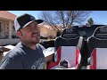 krx 1000 gets custom hsp seats unboxing