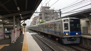 西武線6000系急行本川越行き通過　上井草駅にて